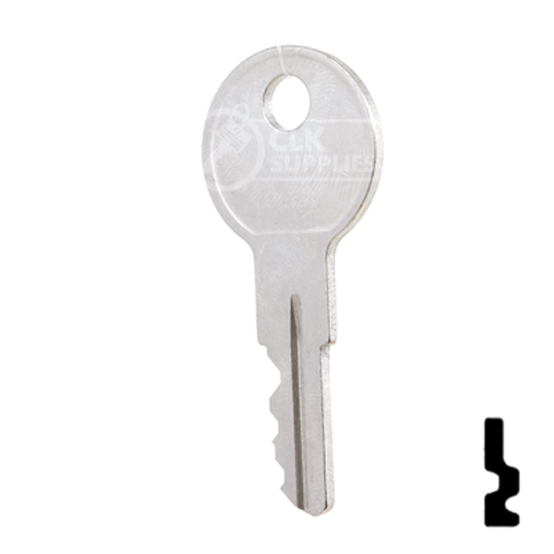 Precut Key Blank | Golf Cart | BD24 Equipment Key Framon Manufacturing Company, Inc