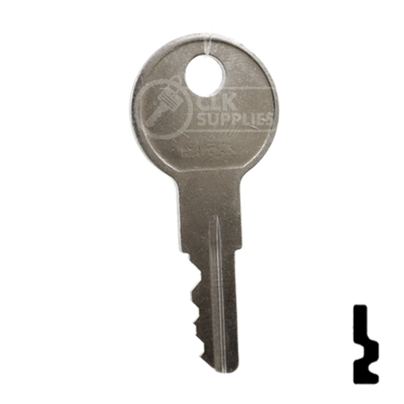 Precut Key Blank | Golf Cart | BD24 Equipment Key Framon Manufacturing Company, Inc