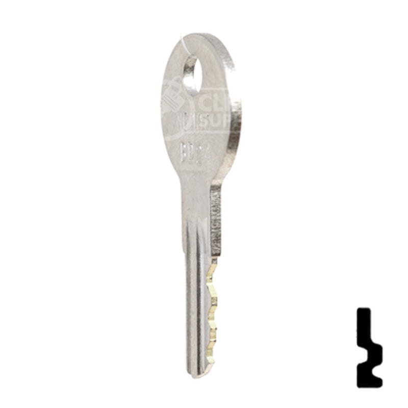 Precut Key Blank | Golf Cart | BD24 Equipment Key Framon Manufacturing Company, Inc