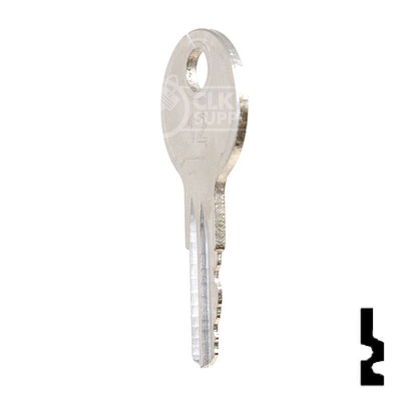 Precut Key Blank | Golf Cart | BD39 Equipment Key Framon Manufacturing Company, Inc