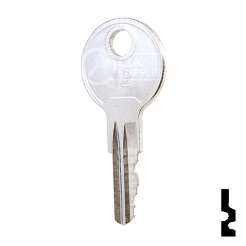 Precut Key Blank | Golf Cart | BD39 Equipment Key Framon Manufacturing Company, Inc