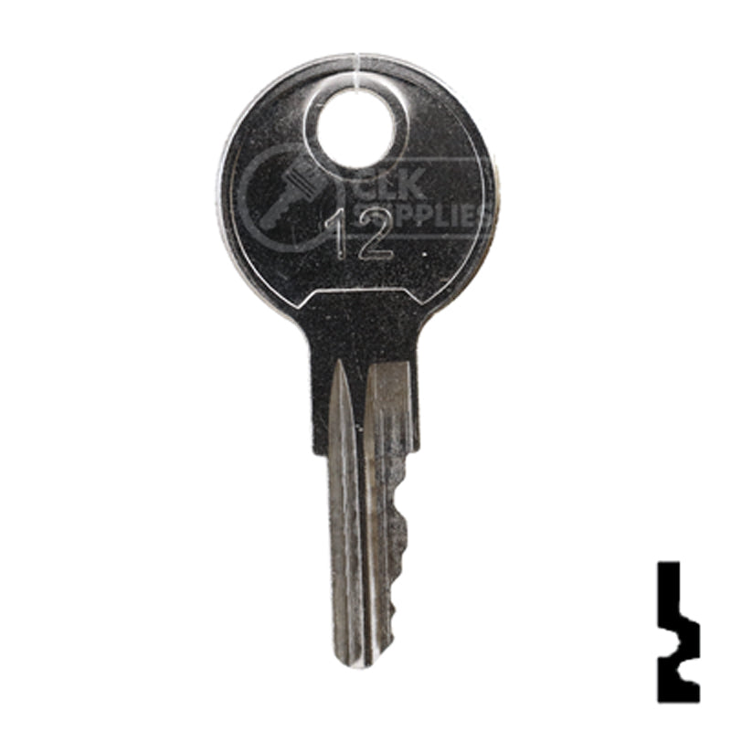 Precut Key Blank | Golf Cart | BD39 Equipment Key Framon Manufacturing Company, Inc