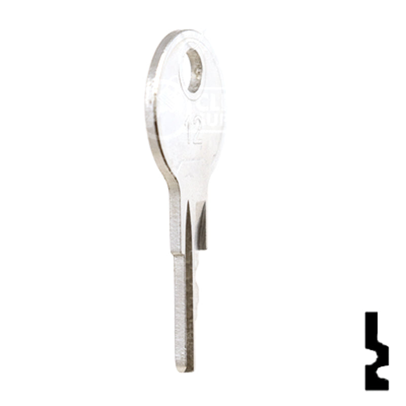 Precut Key Blank | Golf Cart | BD39 Equipment Key Framon Manufacturing Company, Inc