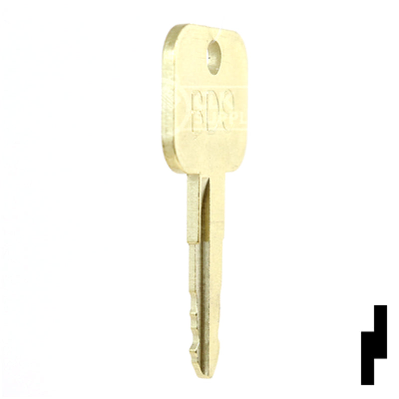 Precut Key Blank | Golf Cart | BD9 Equipment Key Framon Manufacturing Company, Inc