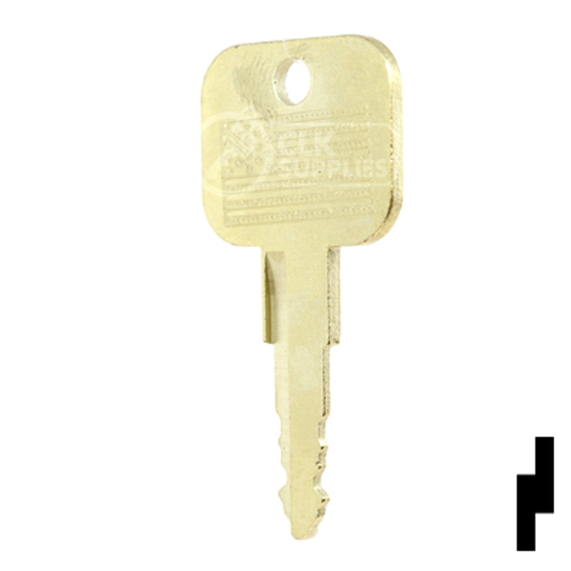Precut Key Blank | Golf Cart | BD9 Equipment Key Framon Manufacturing Company, Inc