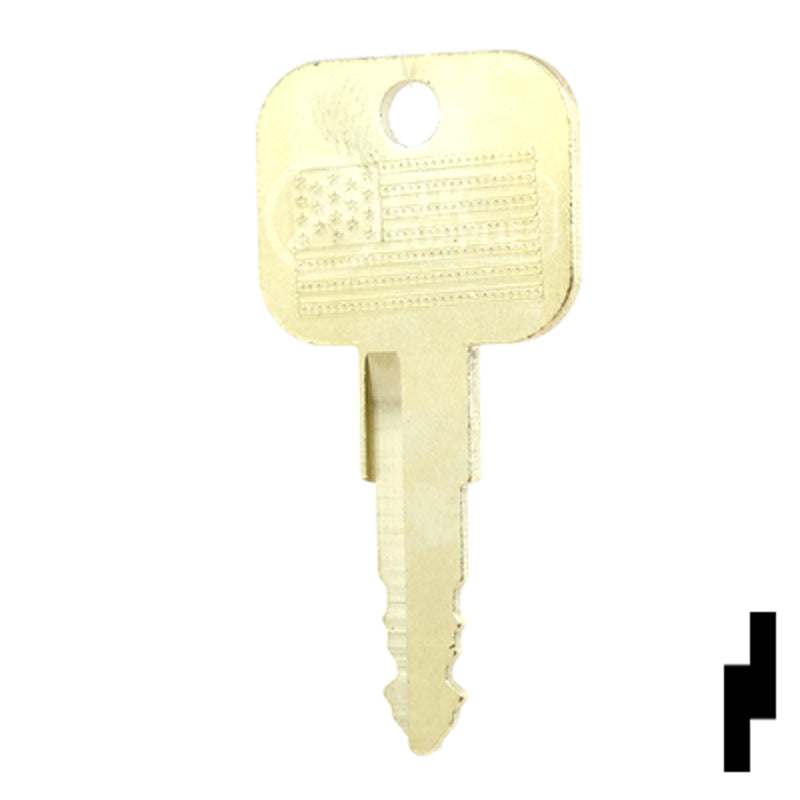 Precut Key Blank | Golf Cart | BD9 Equipment Key Framon Manufacturing Company, Inc