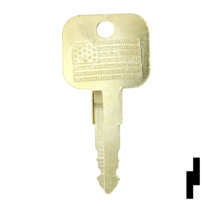 Precut Key Blank | Golf Cart | BD9 Equipment Key Framon Manufacturing Company, Inc
