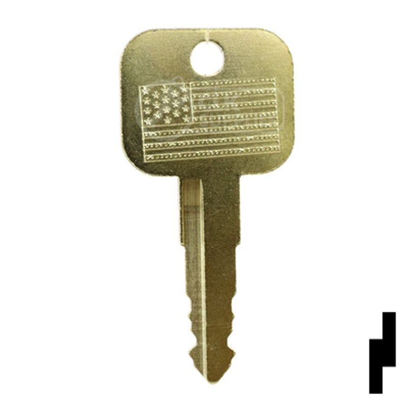 Precut Key Blank | Golf Cart | BD9 Equipment Key Framon Manufacturing Company, Inc