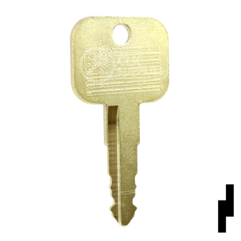 Precut Key Blank | Golf Cart | BD9 Equipment Key Framon Manufacturing Company, Inc