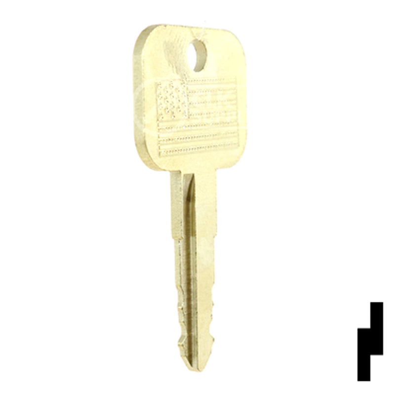 Precut Key Blank | Golf Cart | BD9 Equipment Key Framon Manufacturing Company, Inc