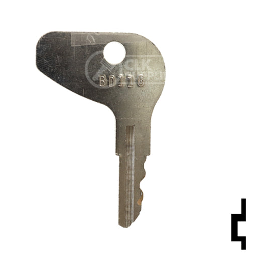 Precut Key Blank | Kubota | BD116 Equipment Key Framon Manufacturing Company, Inc