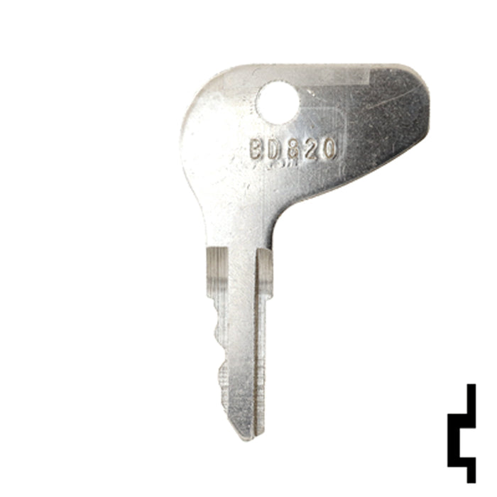 Precut Key Blank | Kubota | BD116 Equipment Key Framon Manufacturing Company, Inc