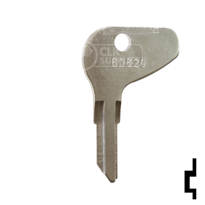 Precut Key Blank | Kubota | BD820 Equipment Key Framon Manufacturing Company, Inc