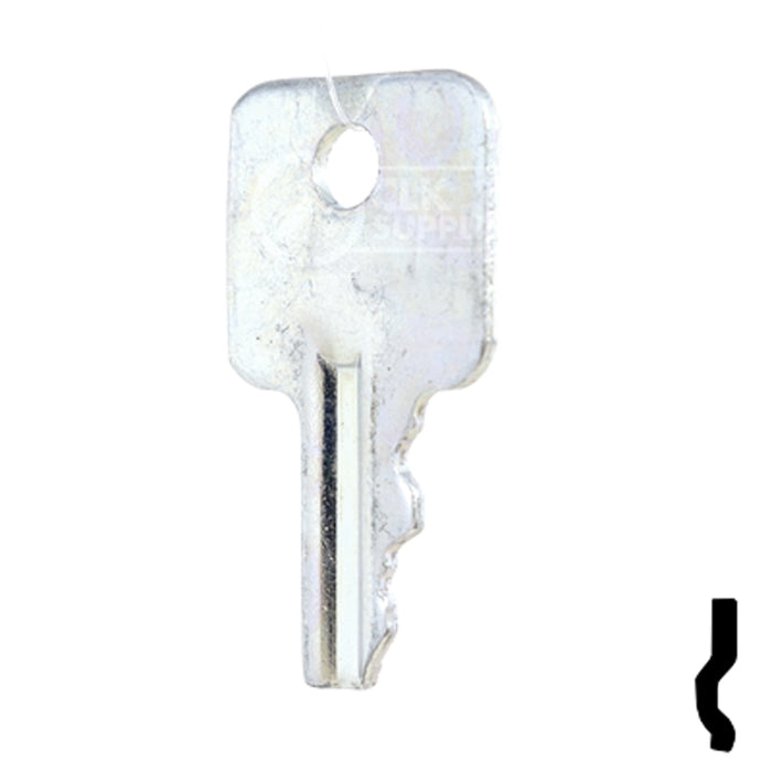 Precut Key Blank | Square D | BD31 Equipment Key Framon Manufacturing Company, Inc