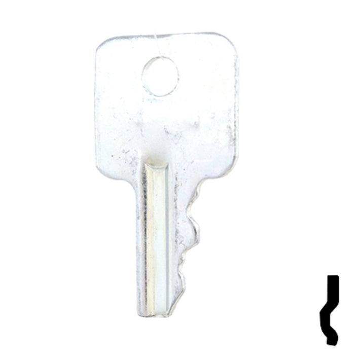 Precut Key Blank | Square D | BD31 Equipment Key Framon Manufacturing Company, Inc