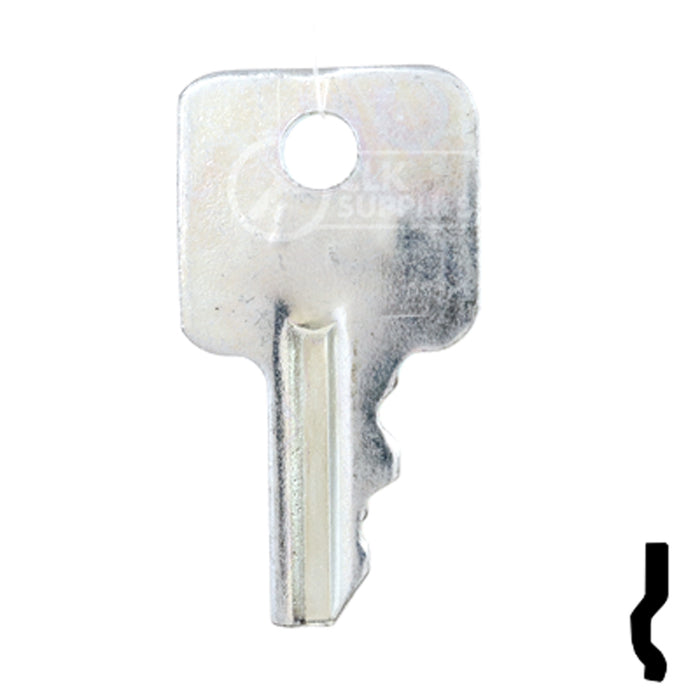 Precut Key Blank | Square D | BD31 Equipment Key Framon Manufacturing Company, Inc