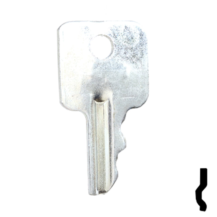 Precut Key Blank | Square D | BD31 Equipment Key Framon Manufacturing Company, Inc