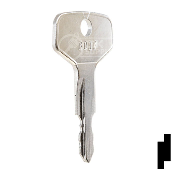 Precut Key Blank | Takeuchi | BD17 Equipment Key Framon Manufacturing Company, Inc