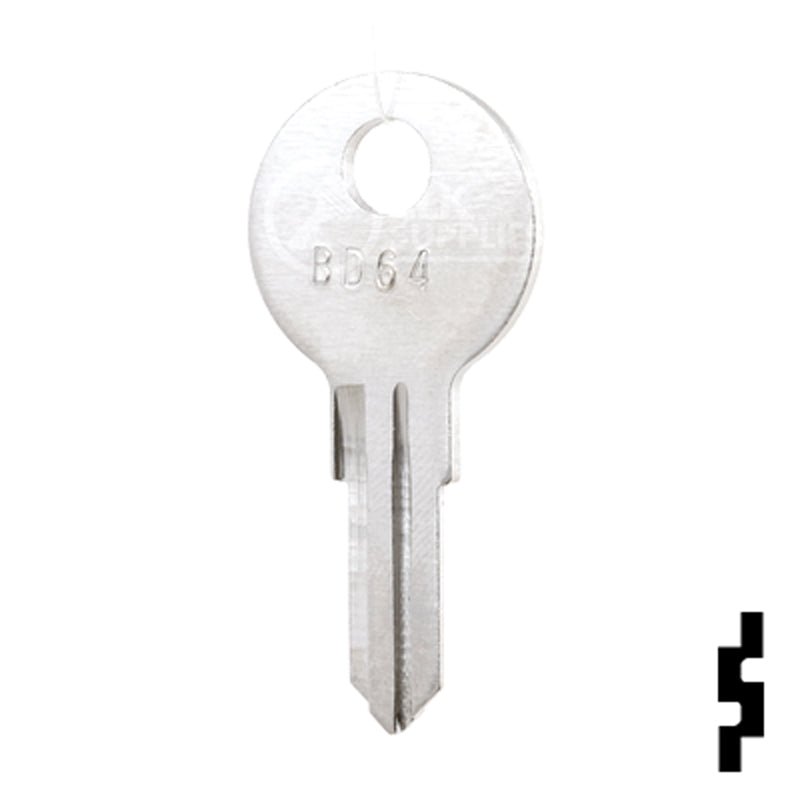 Precut Key Blank | TriMark | BD64 Equipment Key Framon Manufacturing Company, Inc