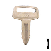 Precut Key | Kubota | EQ-39, RC101-53630 Equipment Key Cosmic Keys