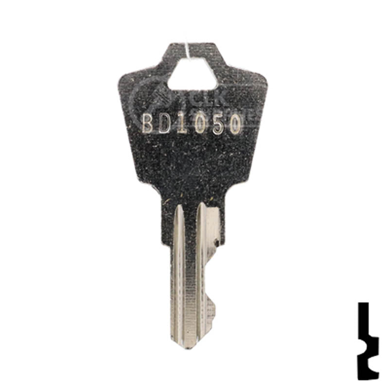 Precut Mobility Scooter Key | Pride, GoGo, and More | BD1050 Equipment Key Framon