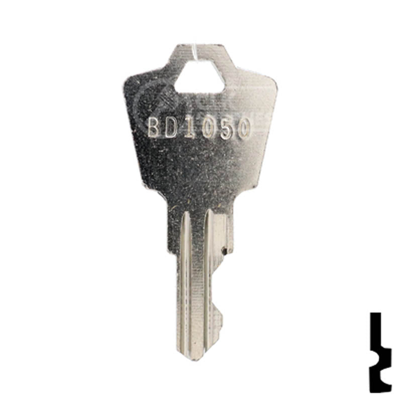 Precut Mobility Scooter Key | Pride, GoGo, and More | BD1050 Equipment Key Framon