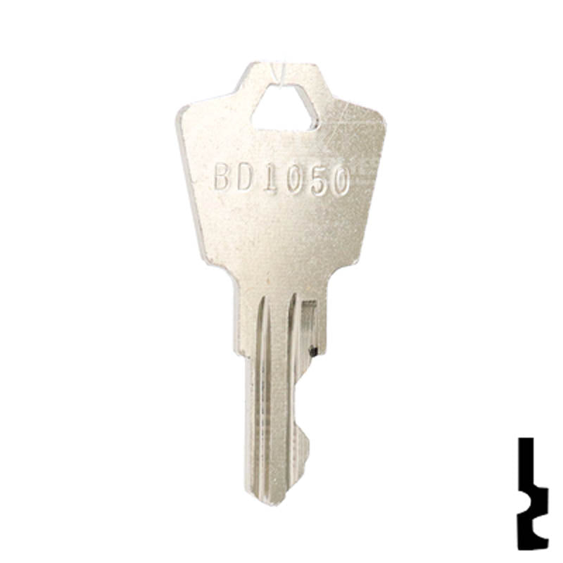 Precut Mobility Scooter Key | Pride, GoGo, and More | BD1050 Equipment Key Framon