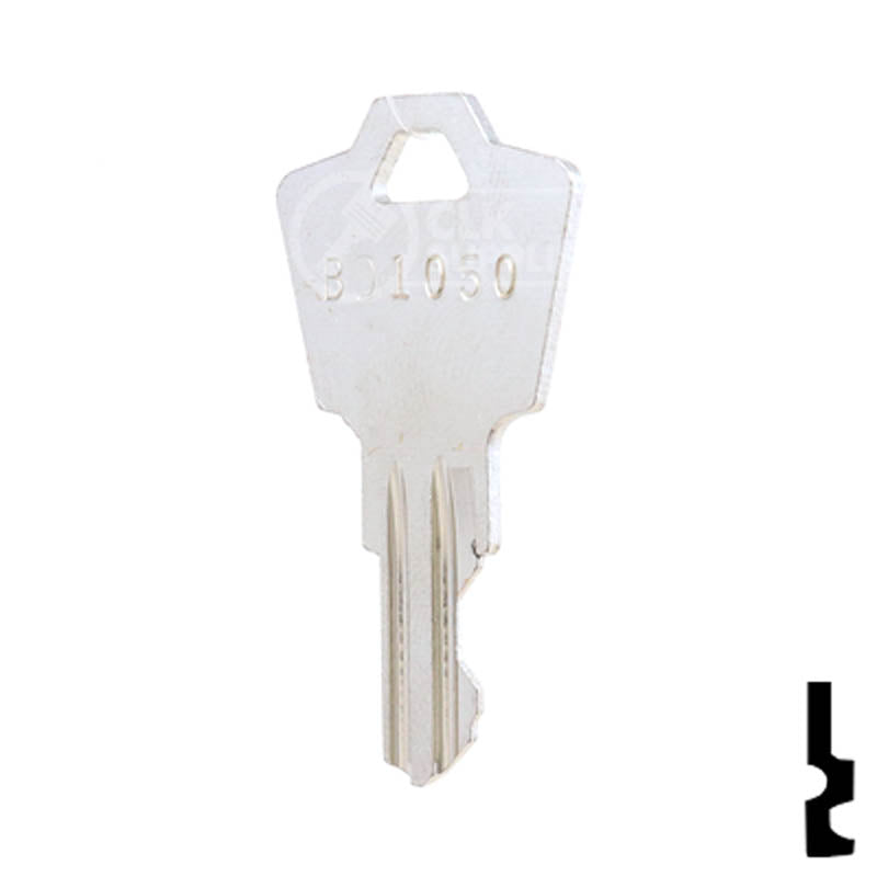 Precut Mobility Scooter Key | Pride, GoGo, and More | BD1050 Equipment Key Framon