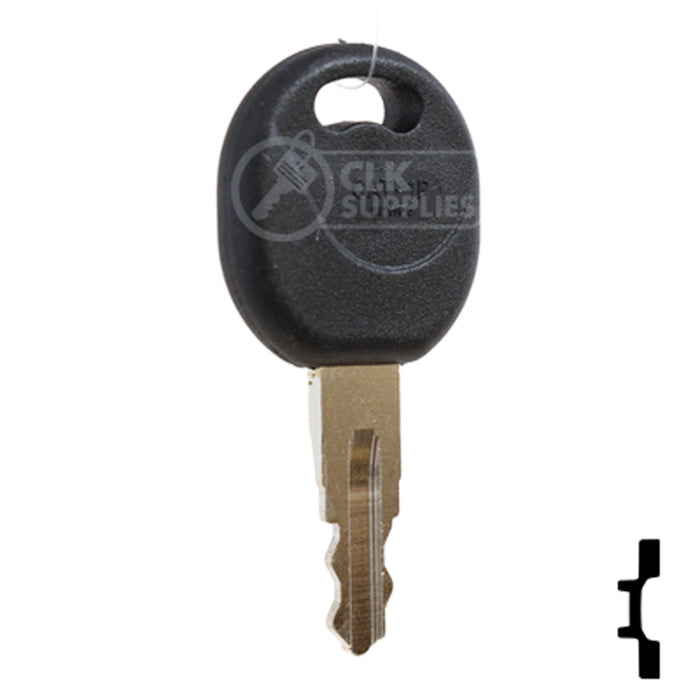 Precut Plastic Head Key Blank | Caterpillar | BD171 Equipment Key Framon Manufacturing Company, Inc