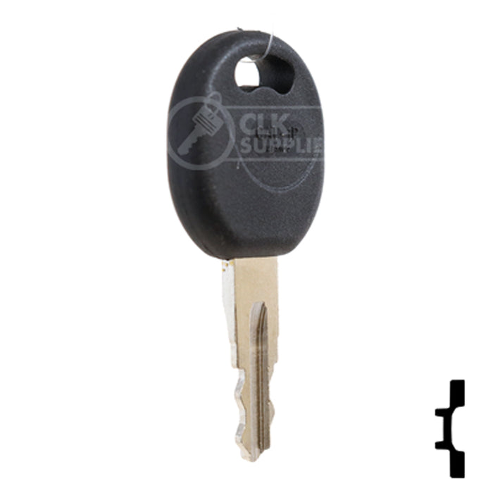 Precut Plastic Head Key Blank | Caterpillar | BD171 Equipment Key Framon Manufacturing Company, Inc