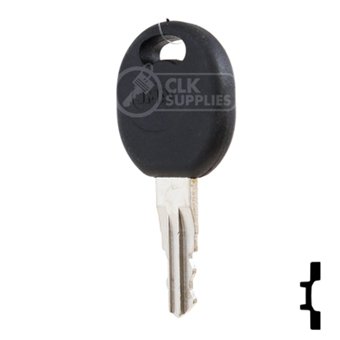 Precut Plastic Head Key Blank | Caterpillar | BD171 Equipment Key Framon Manufacturing Company, Inc