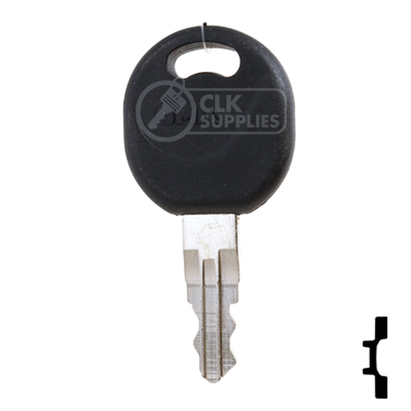 Precut Plastic Head Key Blank | Caterpillar | BD171 Equipment Key Framon Manufacturing Company, Inc