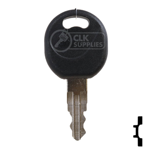 Precut Plastic Head Key Blank | Caterpillar | BD171