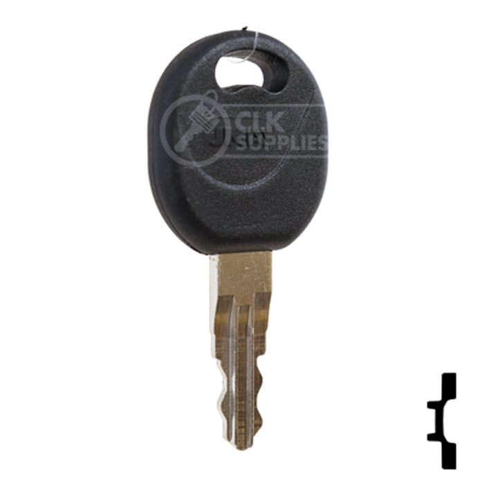 Precut Plastic Head Key Blank | Caterpillar | BD171 Equipment Key Framon Manufacturing Company, Inc