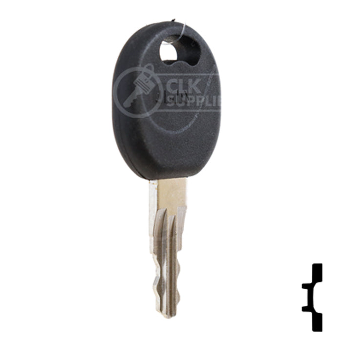 Precut Plastic Head Key Blank | Caterpillar | BD171 Equipment Key Framon Manufacturing Company, Inc