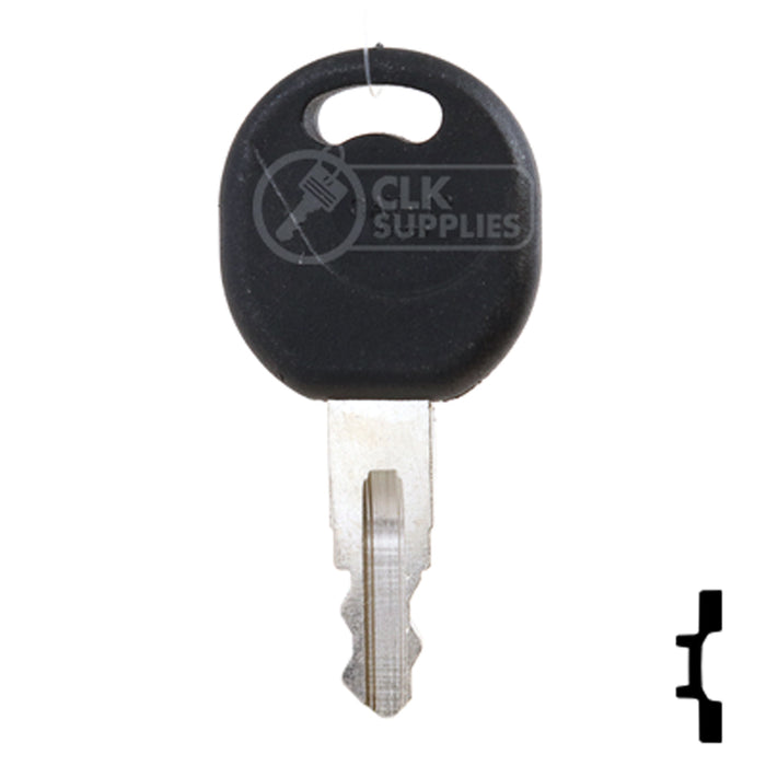 Precut Plastic Head Key Blank | Caterpillar | BD171 Equipment Key Framon Manufacturing Company, Inc