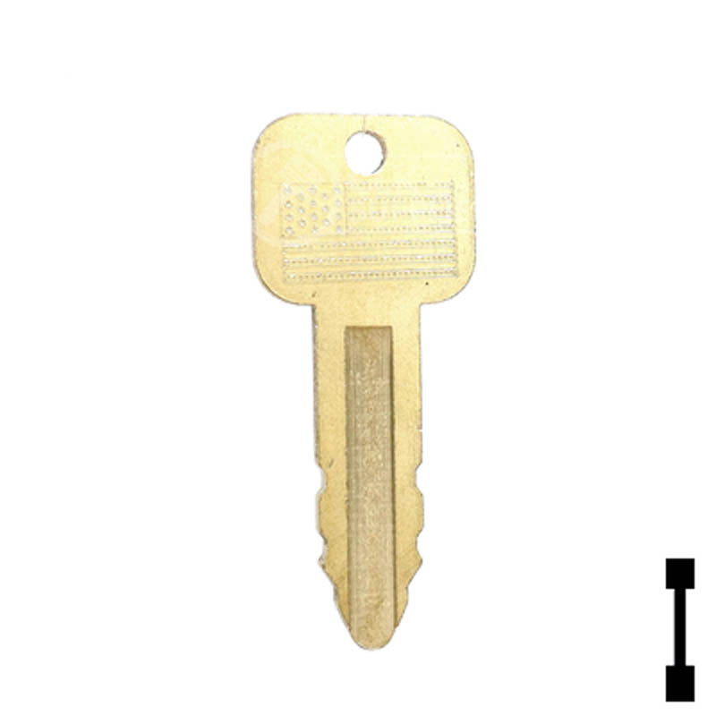 Precut Tractor Key | John Deere, Grasshopper | BD508 Equipment Key Framon