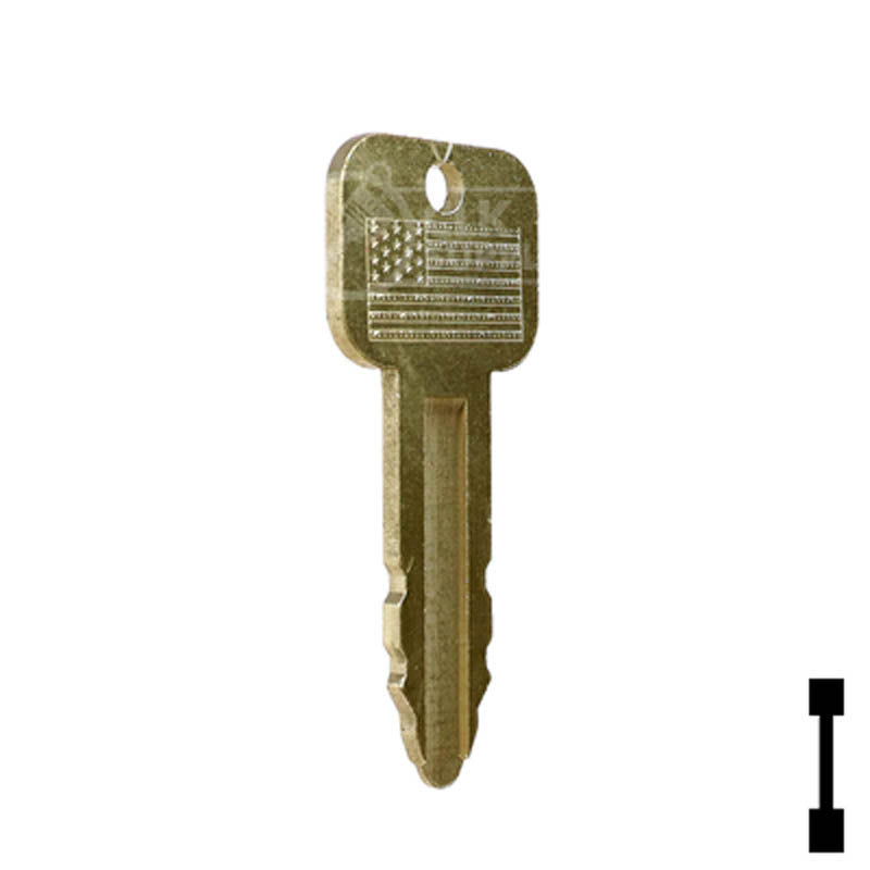 Precut Tractor Key | John Deere, Grasshopper | BD508 Equipment Key Framon