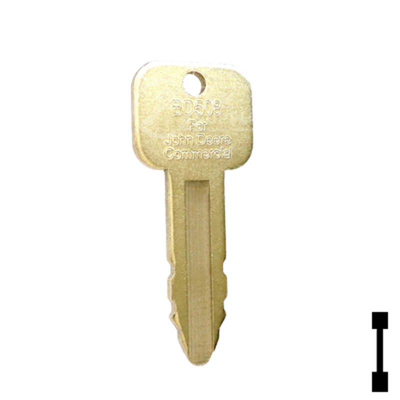 Precut Tractor Key | John Deere, Grasshopper | BD508 Equipment Key Framon