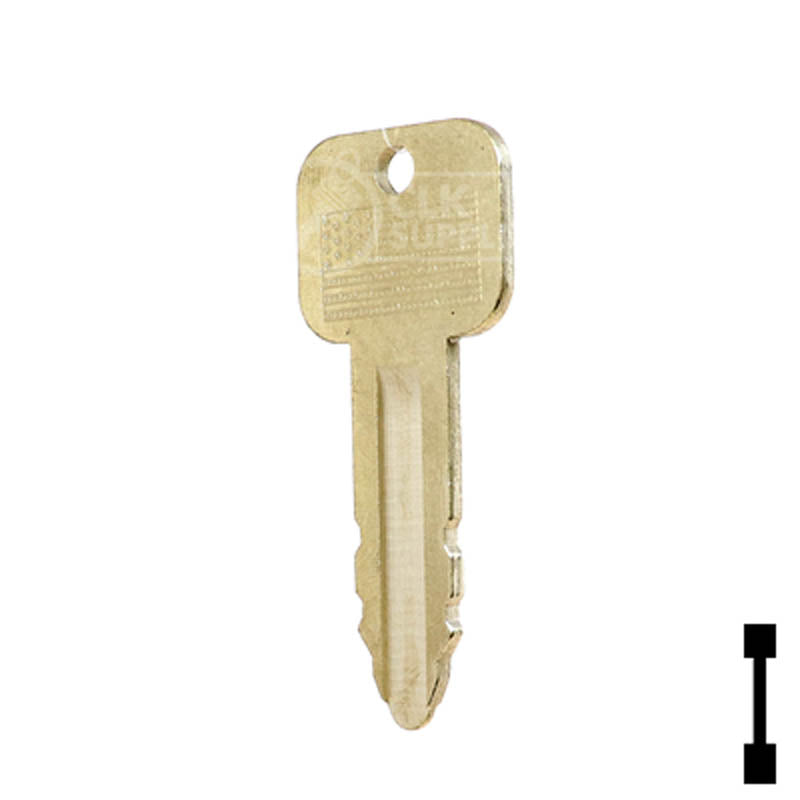 Precut Tractor Key | John Deere, Grasshopper | BD508 Equipment Key Framon
