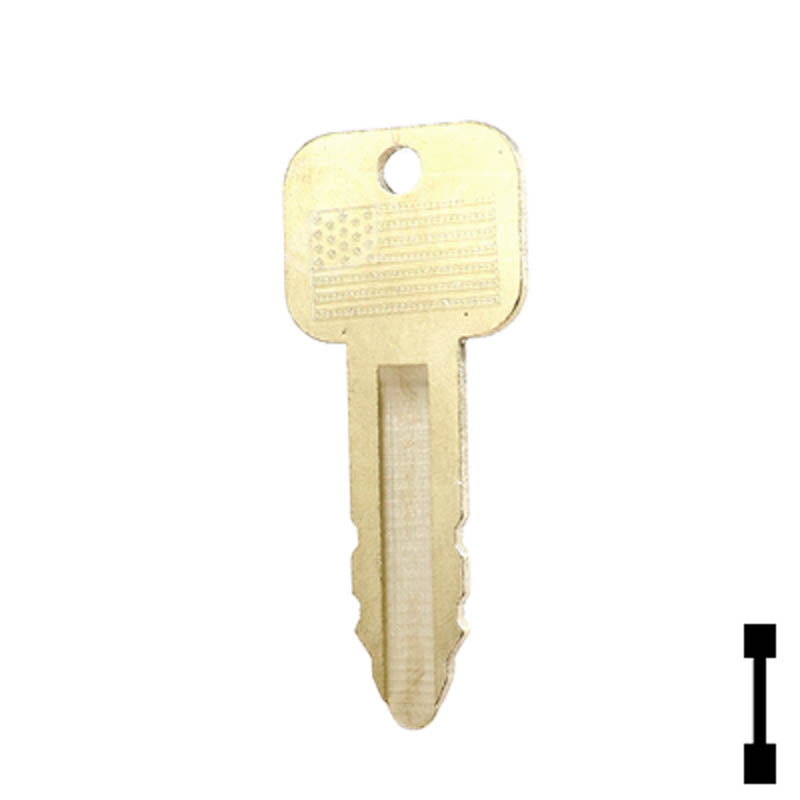 Precut Tractor Key | John Deere, Grasshopper | BD508 Equipment Key Framon