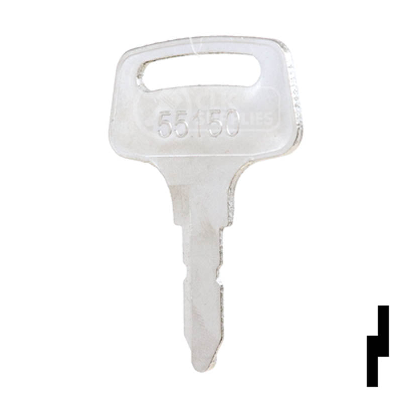 Precut Tractor Key | Kubota | BD1051 Equipment Key Framon