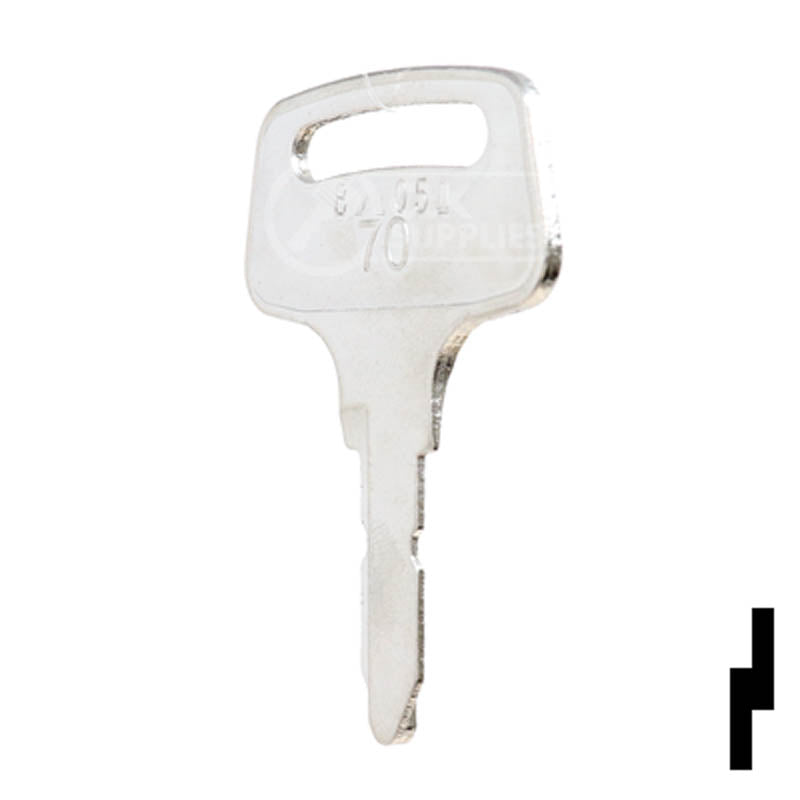 Precut Tractor Key | Kubota | BD1051 Equipment Key Framon