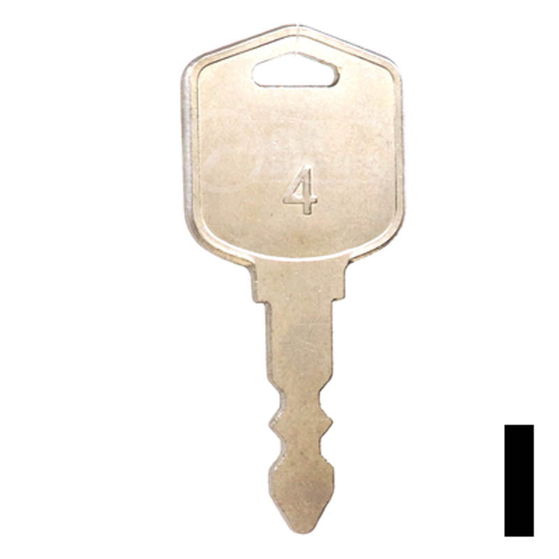 Precut Tractor Key | Kubota, Doosan, Daewoo |EQ-4, BD556 Equipment Key Wah Lin Parts