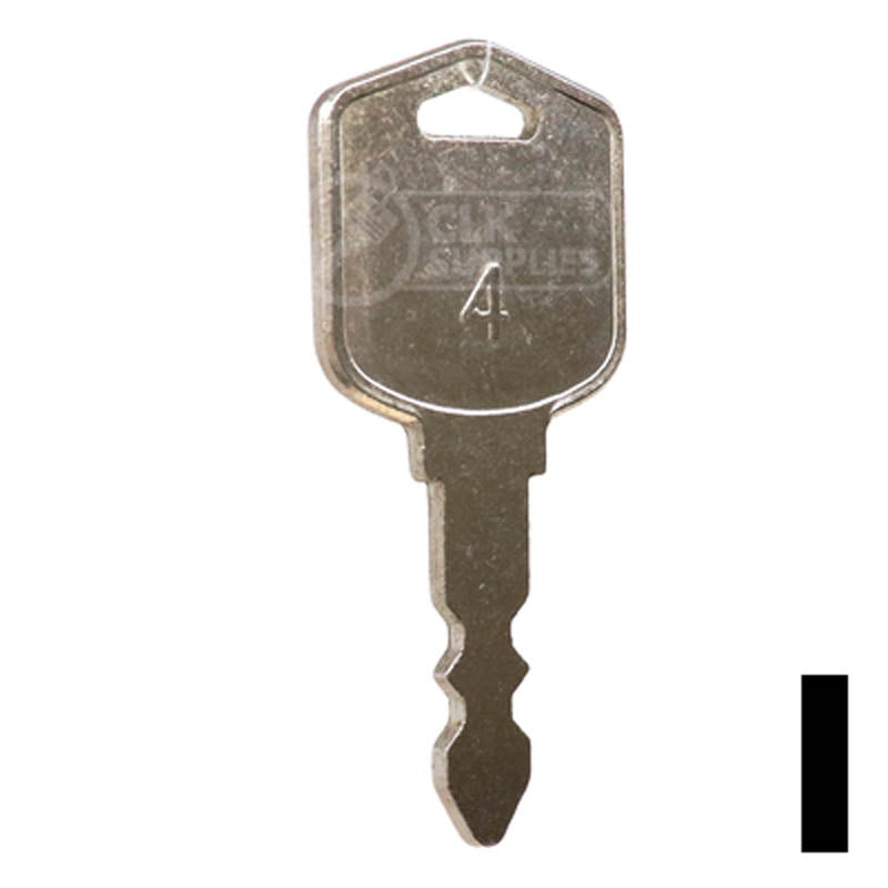 Precut Tractor Key | Kubota, Doosan, Daewoo |EQ-4, BD556 Equipment Key Wah Lin Parts