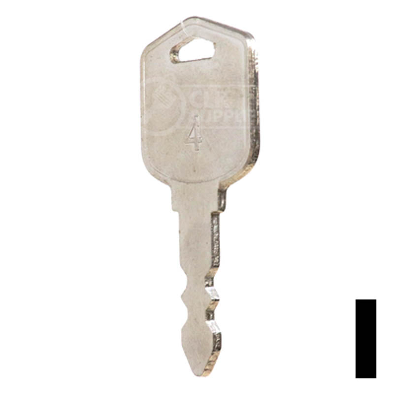 Precut Tractor Key | Kubota, Doosan, Daewoo |EQ-4, BD556 Equipment Key Wah Lin Parts