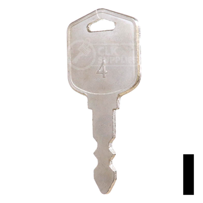 Precut Tractor Key | Kubota, Doosan, Daewoo |EQ-4, BD556 Equipment Key Wah Lin Parts
