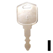 Precut Tractor Key | Kubota, Doosan, Daewoo |EQ-4, BD556 Equipment Key Wah Lin Parts