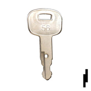 Precut Tractor Key | Kubota | EQ-56, 459A Equipment Key Cosmic Keys