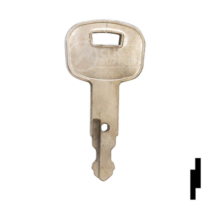 Precut Tractor Key | Kubota | EQ-56, 459A Equipment Key Cosmic Keys